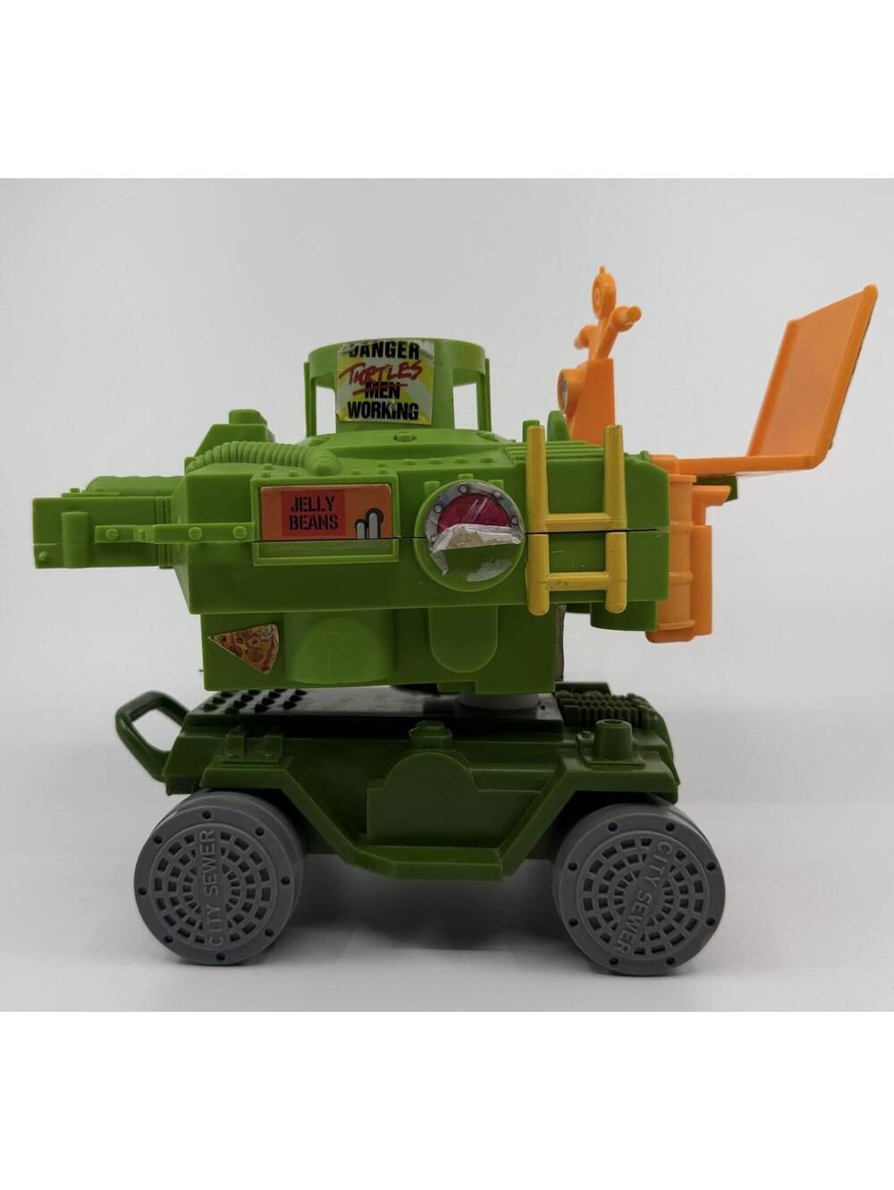 Vintage 1989 Teenage Mutant Ninja Turtles Pizza Thrower Vehicle Incomplete